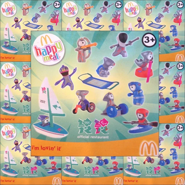 MCDONALDS HAPPY MEAL Toy 2012 Paralympics Games Mascot Character Toys