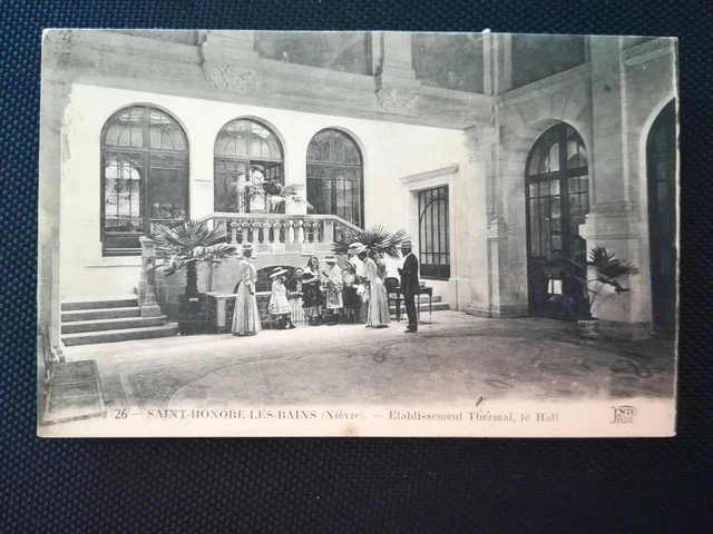 CPA 58 SAINT-HONORE-LES-BAINS - Etablissement Thermal - Le Hall