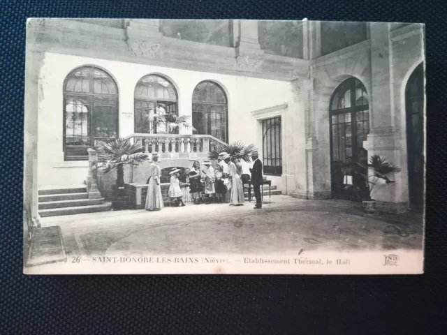 CPA 58 SAINT-HONORE-LES-BAINS - Thermal Establishment - Le Hall