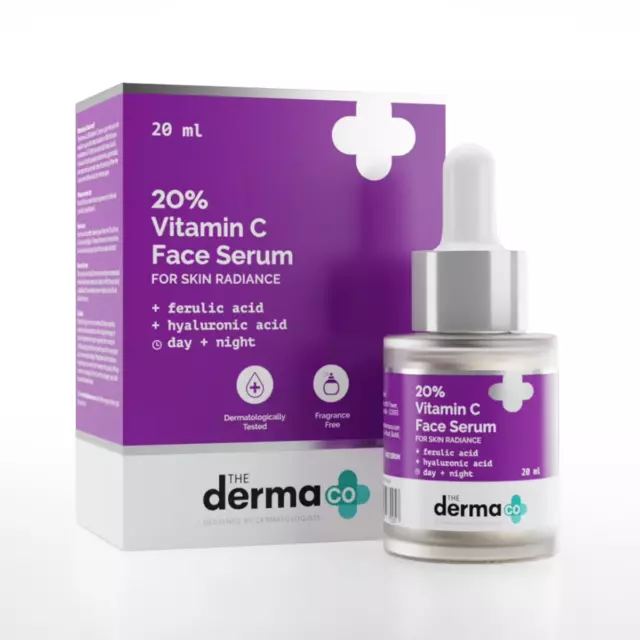 The Derma Co.20 % Vitamine C Sérum Visage Pour Peau Rayonnement (20ml)