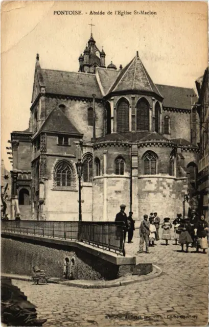 CPA PONTOISE - Apse de l'Église St-Maclou (107560)