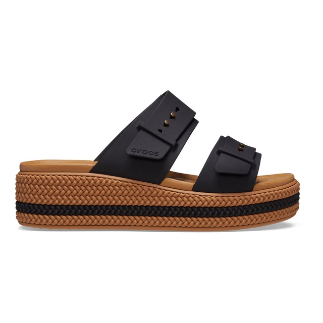 CROCS SANDALI DA donna ciabatte con fasce regolabili zeppa platform gomma mare EUR 69 90 PicClick IT