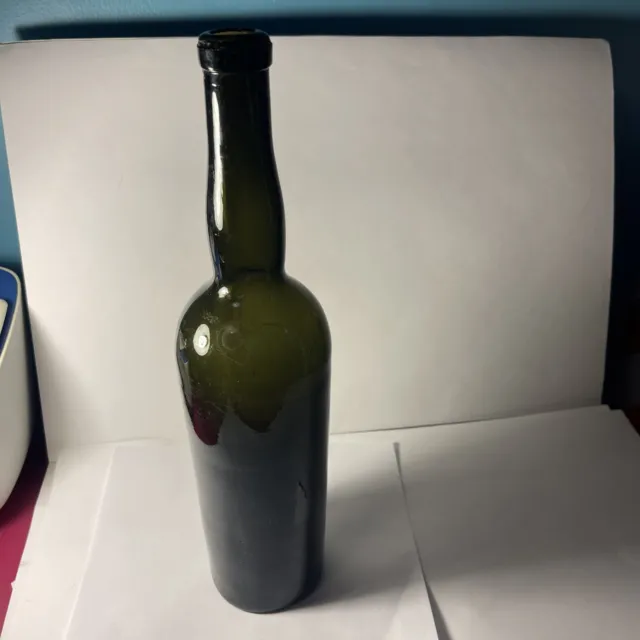 Vintage Glass Wine Bottle