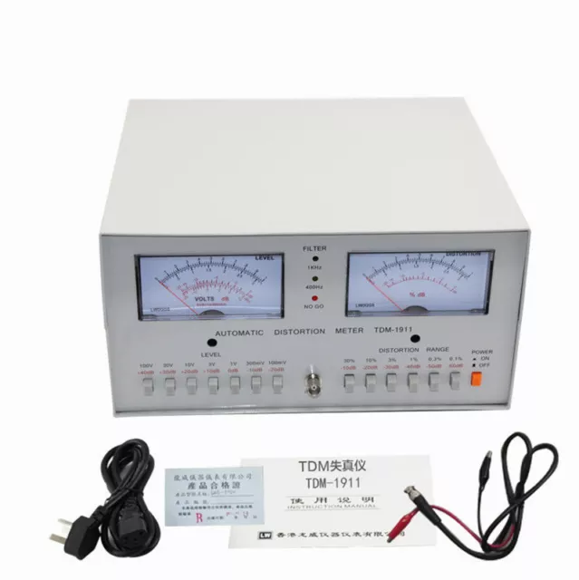 TDM-1911 Automatic Distortion Meter 0.01% - 30% Audio Distortion Meter 110/220V