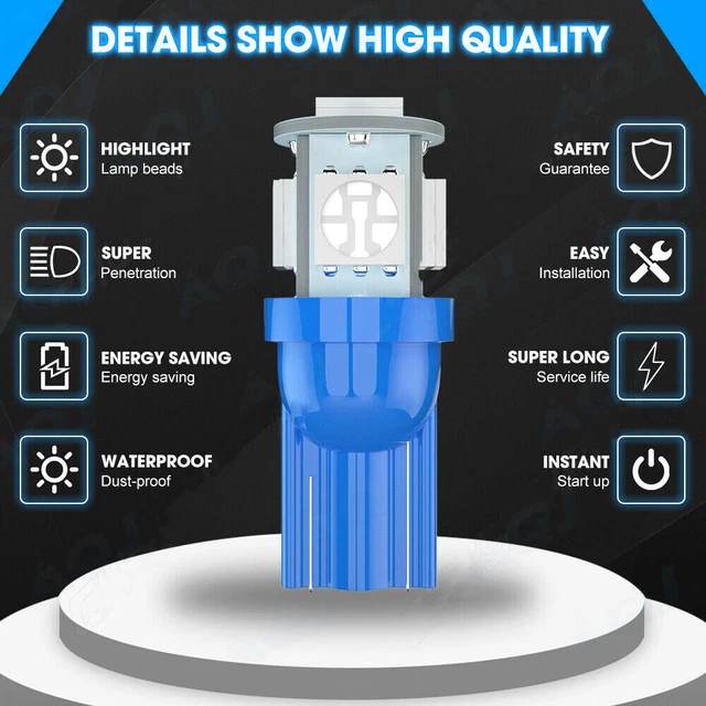 Dash Instrument Cluster Gauge Ice Aqua Blue LED LIGHT KIT Fits 95-03 Ford Ranger