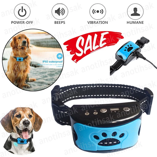 Collar Antibell Perros Collar Trainer Collar Educativo con Tono Vibración 3 en 1