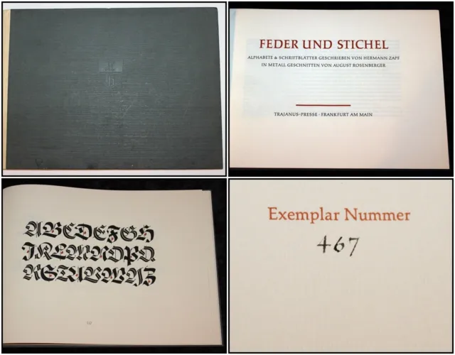 Feder und Stichel ,Hermann Zapf und August Rosenberger ,Nummeriert 467