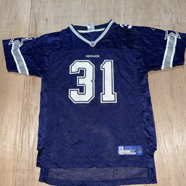 Vintage Reebok Dallas Cowboys ROY WILLIAMS NFL Replica Football Jersey Youth XL