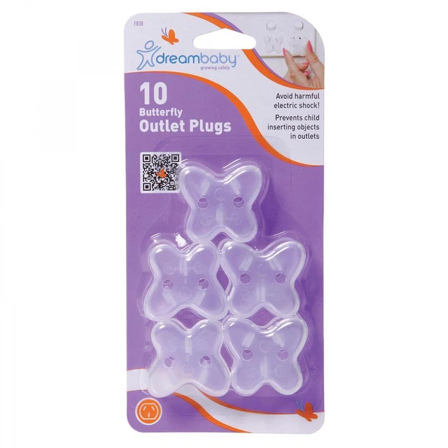 Dreambaby Butterfly Outlet Plug - 10 Pieces Dreambaby