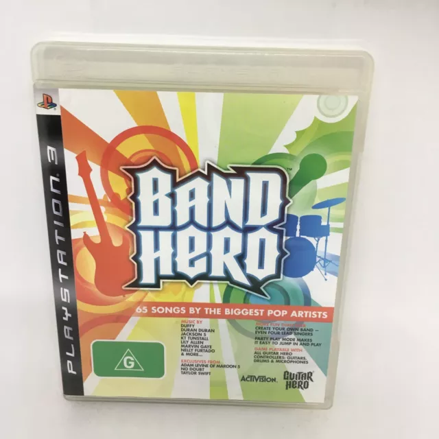 Band Hero PLAYSTATION 3 PS3 Complete PAL Game VERY GOOD CONDITION Free Post