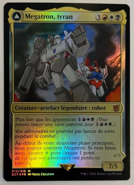 Megatron, tyran FOIL - FRA - Mint - La Guerre Fratricide Transformers