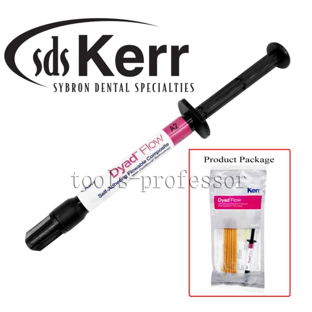 Kerr Dyad Vertise Flow Self-Adhering Flowable Composite No Need For Adhesive A2
