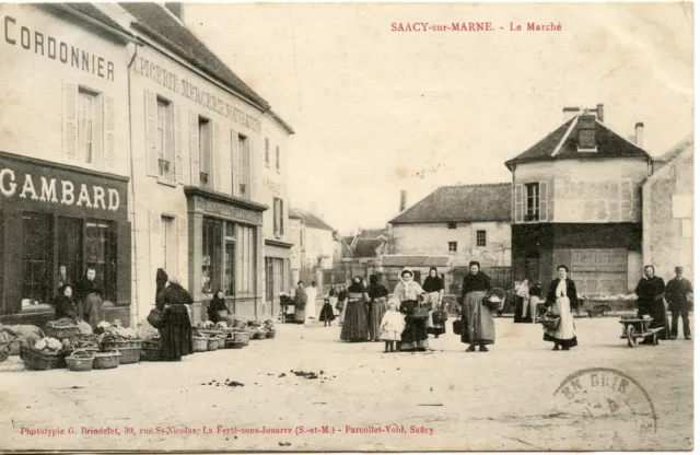 Postcard / Carte Postale / Saacy Sur Marne Le Marche