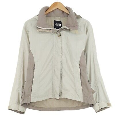 The North Face Hyvent Giacca Impermeabile Beige Donna TAGLIA S