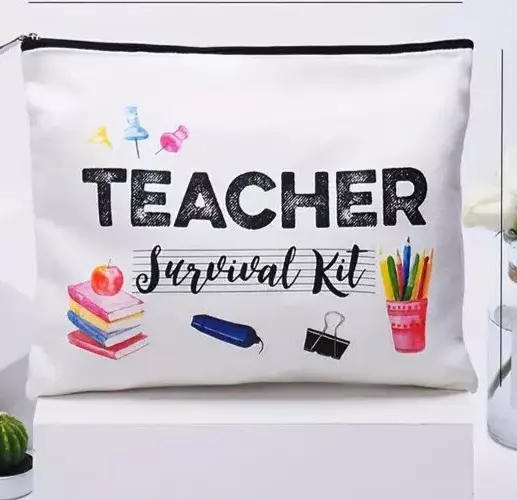 Personalized Teacher Pencil Pouch, Appreciation Gift, Teacher Accessories