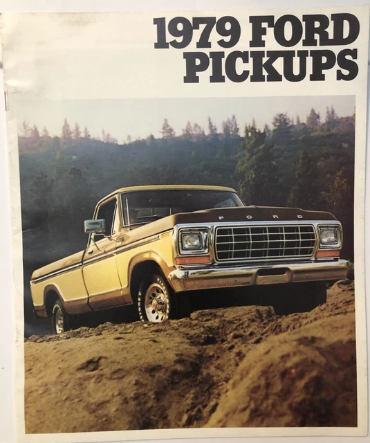 Vintage 1979 Ford Pickup Truck Advertising Dealer Brochure -