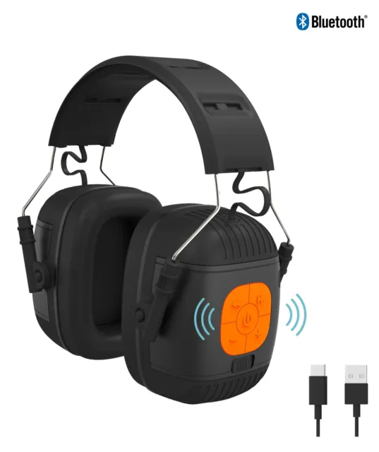 Sound Guards,Noise-Cancelling Bluetooth Headphones, Hearing Protection Ear Muffs