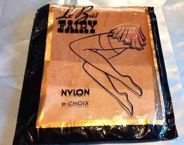 Fully Fashioned Stockings Bas Nylon Couture vintage 60gg  T 2  strümpfe calze