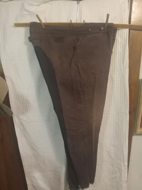 Unbranded : Saddle Trousers - Brown/Black