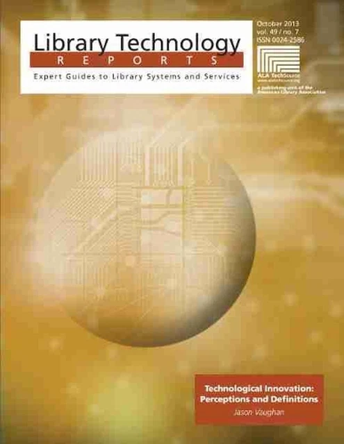 Technological Innovations: Preceptions and Definitions by Jason Vaughan (English