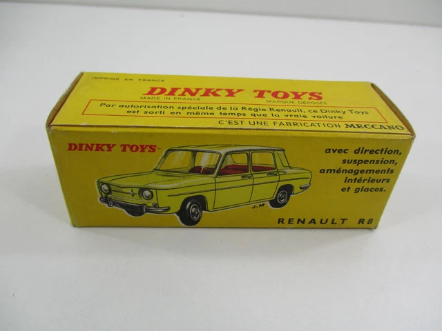 Dinky Toys 517 – Renault 8 1962, Bleue, 1:43, Fabriquée En France, Meccano