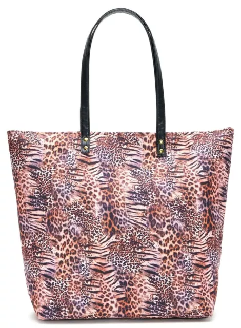 TS TAKING SHAPE Wild Side Tote large shoulder bag tassled shopper top carry NWT!