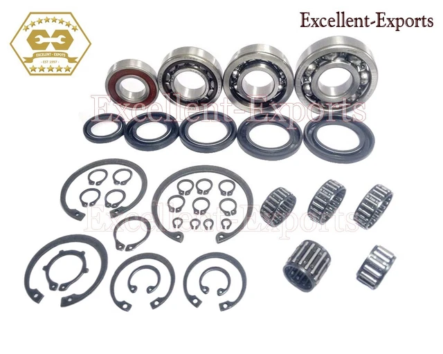 Lambretta Engine Bearing Oil Seal Complete Circlips LI GP SX TV