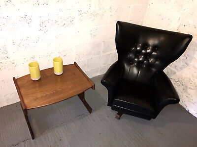 Vintage Retro G Plan Blofeld Arm Chair Black Mid Century Modern 6250 Rare 8