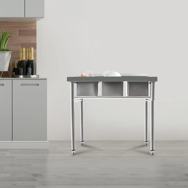 COMMERCIAL KITCHEN SINK 3 Compartment Stainless Steel Laundry Bowl Sink