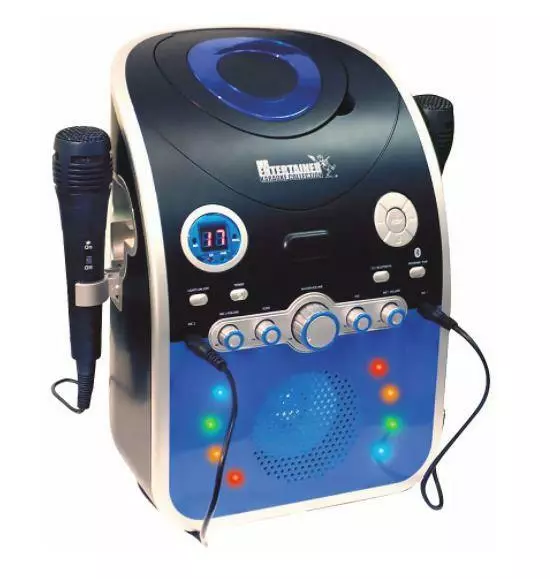 Mr Entertainer CDG Karaoke Machine With Bluetooth & Flashing LED Lights