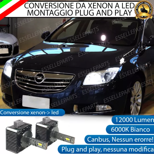 Coppia Lampade D1S Led Da Xenon A Led Per Opel Insignia Dal 2008 Al 2013 6000K