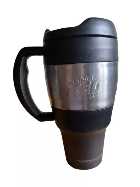 BUBBA KEG 34oz Cold or Hot Water bottle Opener Handle Mug Lid Fits Cup Holder