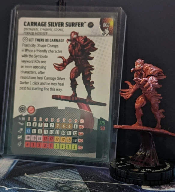 Heroclix Beyond Amazing Spider-Man #062 Chase Carnage Silver Surfer