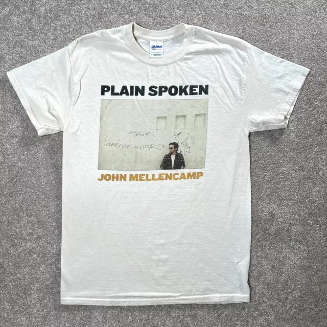 Gildan Men Shirt M Plain Spoken John Mellencamp North American Tour 2015 RN S-S