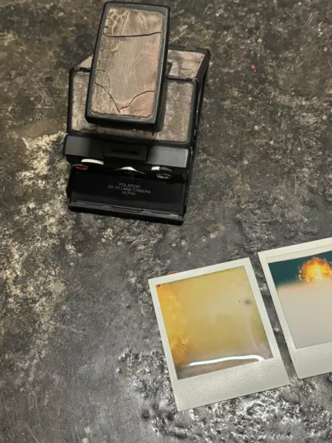 RAR Polaroid SX-70 Land Camera Alpha patina generell funktionstüchtig