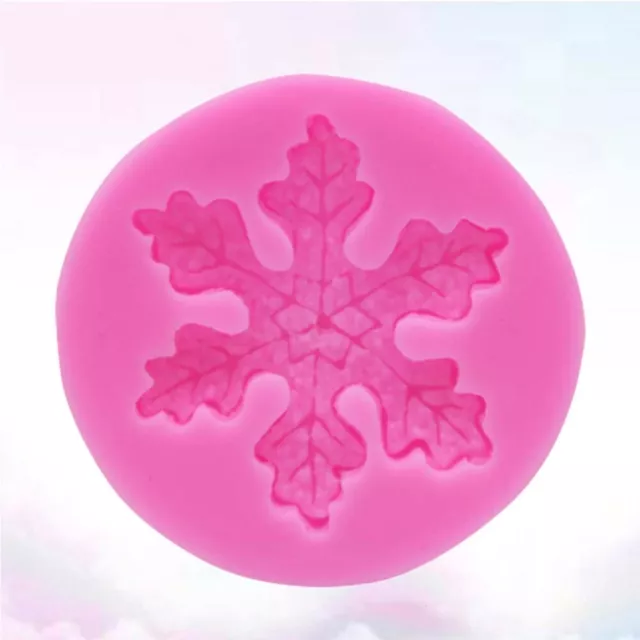DIY Snowflake Silicone Molds Cake Decorating Tools Baking Mold Candy Dessert