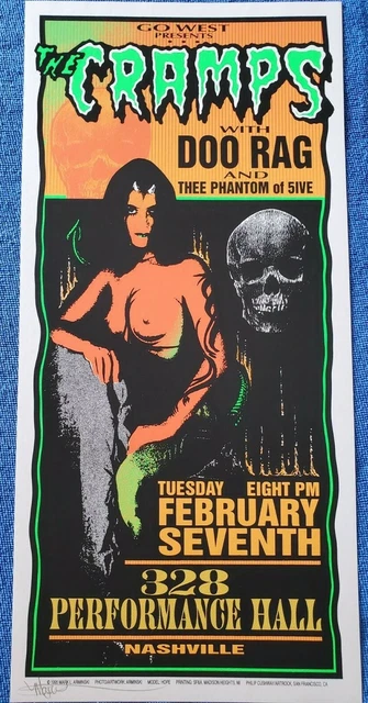 The Cramps Poster - Signed By Mark Arminski The Cramps Poster - Signed By Mark Arminski