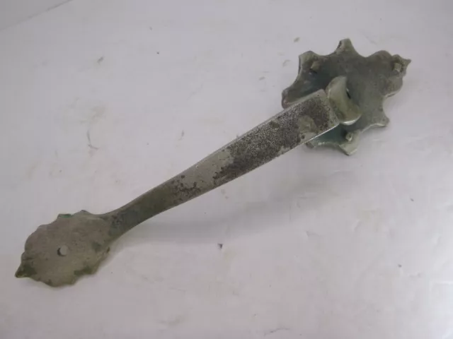 vintage Gothic Rustic Cast Iron Door Handle Medieval Castle  Antique pull