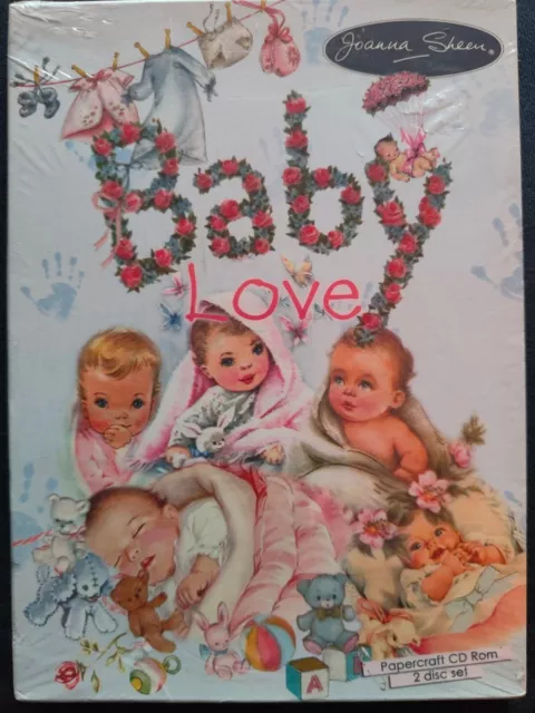 Joanna Sheen: Baby Love 2 Disc CD ROM Papierhandwerk