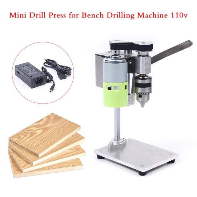 Bench Top Mini Drill Press 2 speed change for Wood,Metal or Plastic Table Top