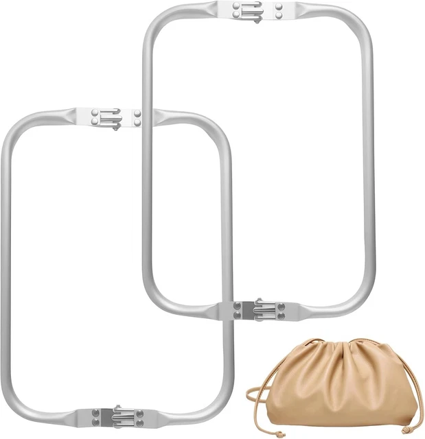2 Taschenrahmen Verschlüsse - Aluminium Kiss Lock Für Handtaschen