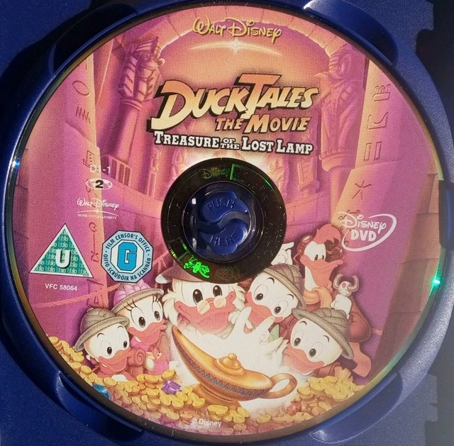 DUCKTALES: THE MOVIE: Treasure of the Lost Lamp DVD disc only Walt ...