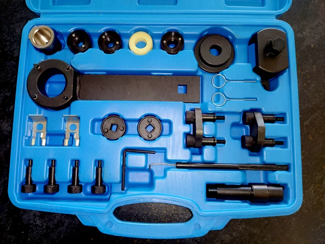 DikTalk 21-Piece Timing Tool Set – For VW/Audi EA888 1.8/2.0 TSI/TFSI Engines (2006-2018) – Camshaft/Crankshaft Locking Kit – Replaces T10352, T40271 – Gen1-Gen3