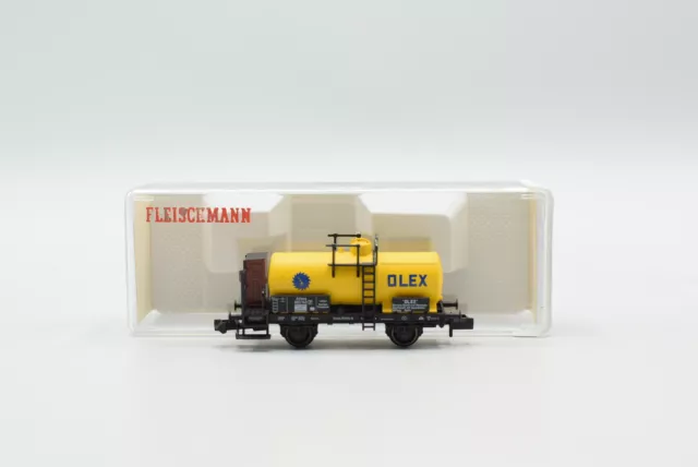 Fleischmann N 8845K Kesselwagen mit Bremserhaus Olex K.P.E.V.