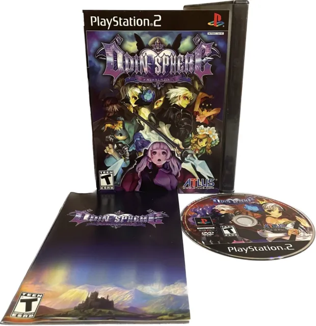 ODIN SPHERE (SONY PlayStation 2, 2007) PS2 Complete CIB Tested