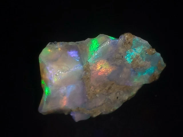 Opale Noire AAA+ Naturelle - 6.64 Carats - 100% Naturelle Et équitable - Taille Excellente - Origine Éthiopie