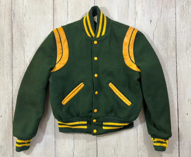 Vintage 60’s Delong St Albert Children’s Varsity Jacket Size 16