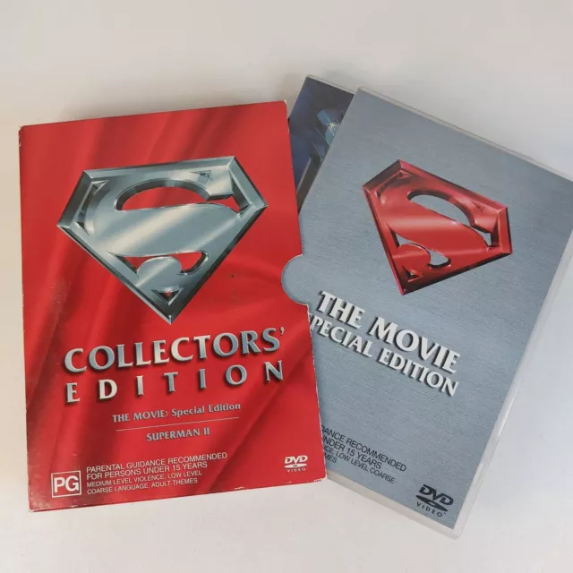 Superman Collectors Edition DVD  2-Movie Box Set Christopher Reeve