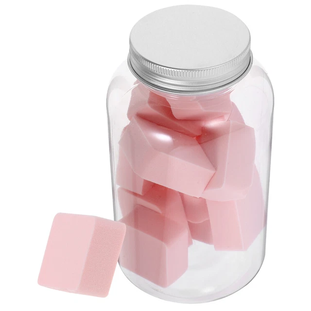 Almohadillas de esponja triangulares de maquillaje esponjas de limpieza facial cosméticos