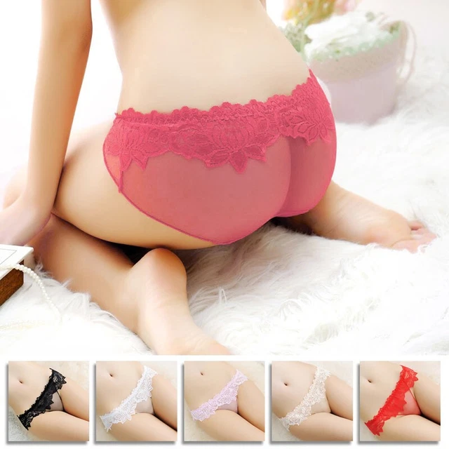 String Femme Dentelle Cœurs MOANATURA - Lingerie Sexy Taille Unique XS-S-M - Sous-Vêtement Élégant